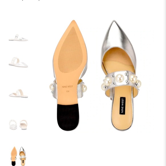 Anne Klein Baubble Dress Mules - Picture 1 of 4